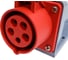Розетка Dekraft стационарная 3Р+РЕ+N 16А 380В IP44 РС-103 26194DEK 4