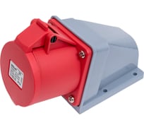 Розетка Dekraft стационарная 3Р+РЕ+N 32А 380В IP44 РС-103 26195DEK