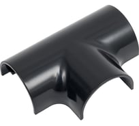 Тройник для кабель-канала Systeme Electric MultiSet 20x12, антрацит IMT20124BK