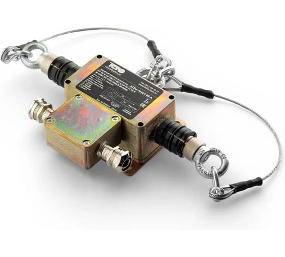Аварийный тросовый выключатель взрывозащ, двухсторонний, ДРТ -45°С...+60°С, IP65 (трос 30,50,70,100м) ТЕКО 00-00069147 1