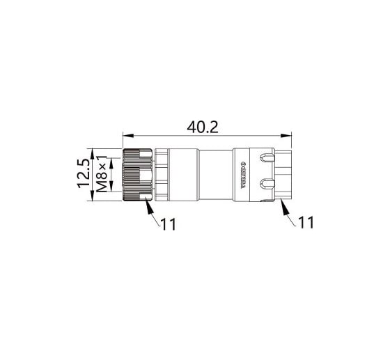 Соединитель клеммный VELLEDQ M8-F03T 08-00024639
