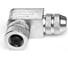 Соединитель клеммный VELLEDQ M12P-F04S, Розетка, Угловой с клеммником, Латунь 4-PIN IP65250 AC/DC, 08-00024711 1