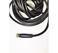 Соединитель кабельный VELLEDQ M12-F04T-10.0PVC/ BK, Розетка, Прямой с кабелем, Пластик 4-PINIP67, кабель 5 м, 60 DC, 08-00037454