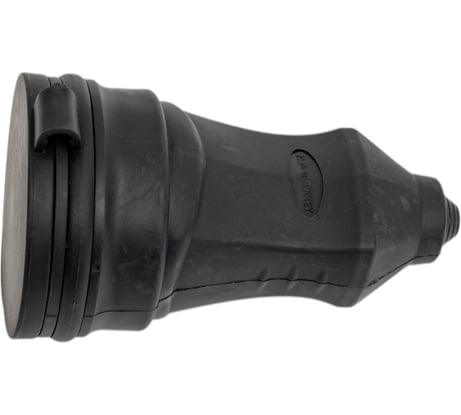 Розетка кабельная Systeme Electric MultiSet 2К+З, каучуковая, 16А, 250В, IP44, черная MST4002BK