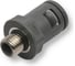 К оннектор прямой Weyer WQGM-M12G/AD13.0 муфта для гофрированных труб нар. M12x1.5 WE0300400 1
