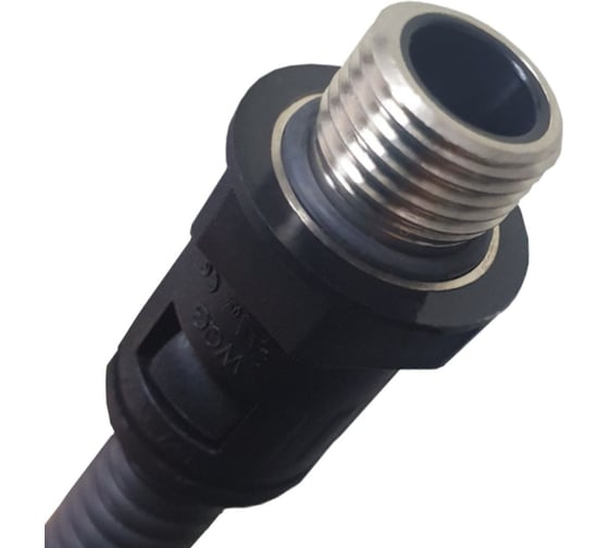 Коннектор прямой Weyer WQGM-M12B/AD13.0 муфта для гофрированных труб нар. M12x1.5 WE0303700