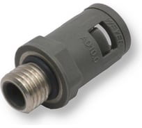 Коннектор прямой Weyer WQGM-M12G/AD10.0 муфта для гофрированных труб нар. M12x1.5 WE0300100