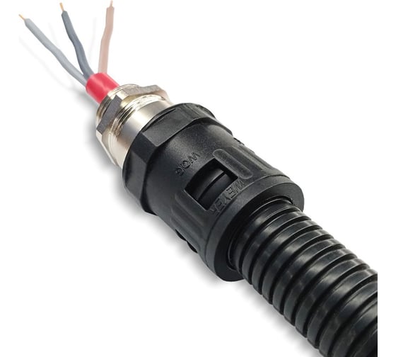 Коннектор прямой Weyer WQGMZE-M18G/AD15,8 муфта для гофрированных труб нар. M18x1.5 WE0700300