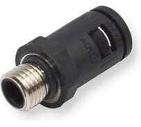 Коннектор прямой Weyer WQGM-M12B/AD10.0 муфта для гофрированных труб нар. M12x1.5 WE0303400