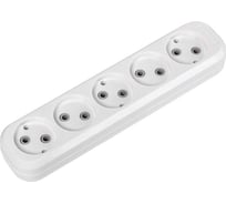 Колодка бытовая Smartbuy 5 гнезд 10А/2,2кВт без заземления SBE-10-5-00-N