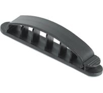 Клипса самоклеящаяся IEK КС-5 черная 12шт UHP41-5-K02