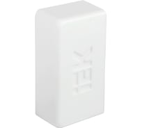 Заглушка IEK ELECOR КМЗ 25x25 белый 4 шт в упаковке CKMP10D-Z-025-025-K01-R