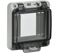 Крышка защитная для выреза в шкафу IEK 4 модуля IP66 YWP10-04-66