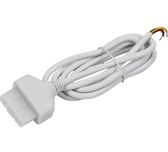 Кабель питания для линейного LED светильника 1010 IEK 1.5 м, белый  LT-LDCKD-KP-D15-1010-K01 1