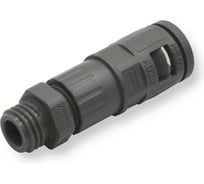 Муфта для гофрированных труб - коннектор прямой Weyer WQGZ-M12G/AD10.0 нар. M12x1.5 WE0500100