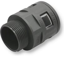 Муфта для гофрированных труб - коннектор прямой Weyer WQG-P21G/AD28.5 нар. PG21 WE0207000