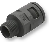 Муфта для гофрированных труб - коннектор прямой Weyer WQG-P09G/AD15.8 нар. PG09 WE0206401