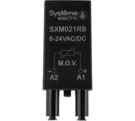 Защитный модуль Systeme Electric варистор+LED 6/24VAC/DC SZM021RB