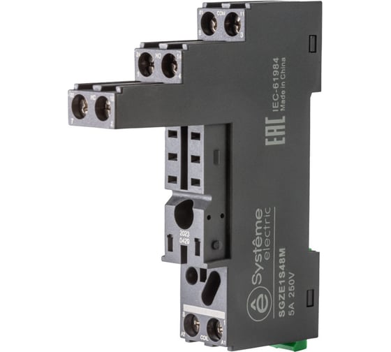 Розетка Systeme Electric для реле 2СО скоба separate SGZE1S48M 1