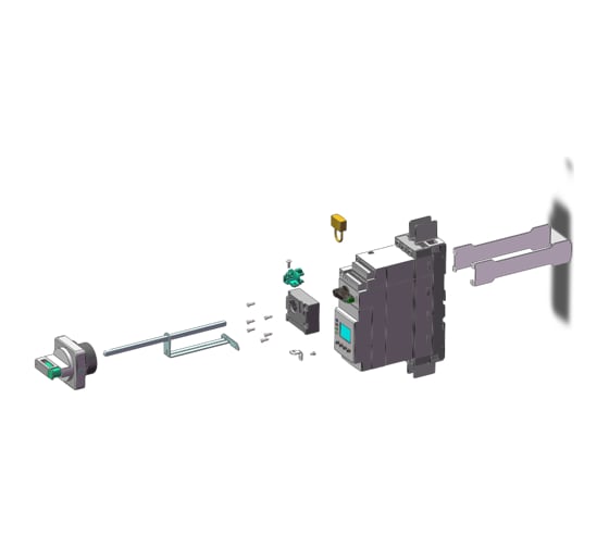 Рукоятка черная Systeme Electric GM2/GM3/MFS GMAPB54 1