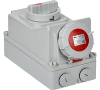 Розетка с механической блокировкой IEK ССИ-815 16А-6ч 380В 3P+PE+N IP67 PSR12-016-5-5-67