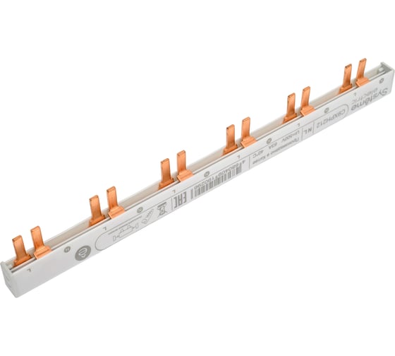 Шинка гребенчатая Systeme Electric 2P (L1L2) 18 мм, 12 модулей, 63А C9XPH212