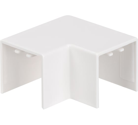Поворот TDM ELECTRIC на 90 гр. КМП, белый, 25х25 упаковка 4 шт SQ0411-0138