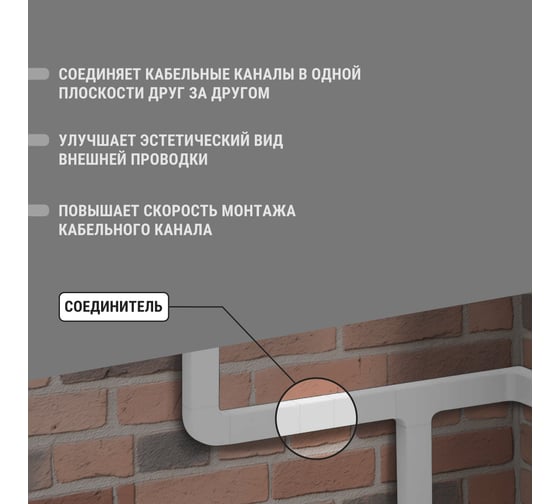 Соединитель TDM ELECTRIC КМС, белый, 25х25 упаковка 4 шт SQ0411-0141