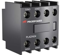 Блок вспомогательных контактов Prompower серии Pulse, фронт. монтажа для серии PLC1D, 4НЗ PLADN04