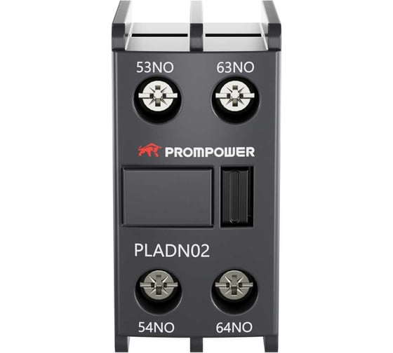 Блок вспомогательных контактов Prompower серии Pulse, фронт. монтажа для для серии PLC1D, 2НЗ PLADN02