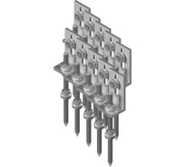 L-кронштейн с нагелем для кровельных опорных конструкций B2.Solar в сборе, 10 шт, 84010-B2x10