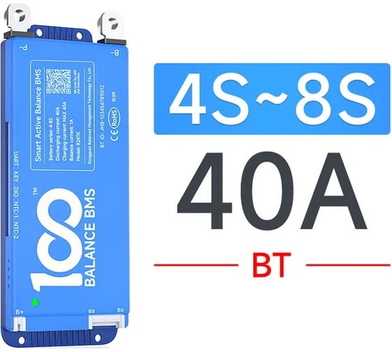 Аккумулятор Sunways Smart BMS Daly 40A 4-8S SW102518