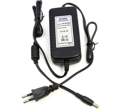 Стабилизированный блок питания Amatek AP-D12/50 12В / 5А 7000138