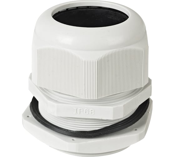 Сальники HLT PG-63 диаметр проводника 42-50мм IP68- светло-серый (10шт./уп) 083-01-12