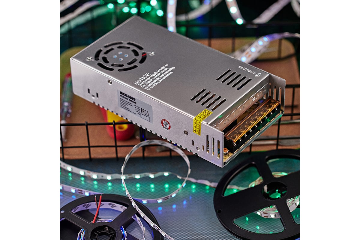 Открытый блок питания REXANT 12 В 400 Вт 34 А под винт 200-400-1 ...