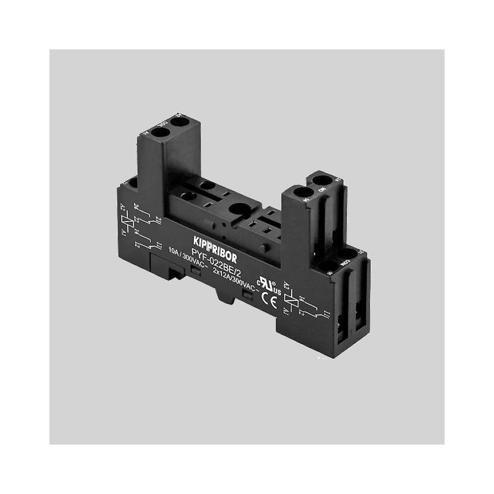Монтажная колодка KIPPRIBOR PYF-022BE/2 12A при 300V AC, артикул ...