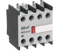 Контактная приставка Dekraft лицевой установки ПК-03-02, 10 А, 2НО+2НЗ 24105DEK