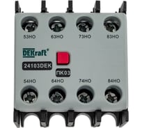 Контактная приставка Dekraft лицевой установки ПК03-02-40 24103DEK