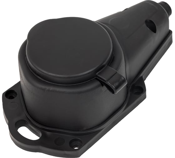 Каучуковая влагозащищенная штепсельная розетка 16А IP44 с/з Gigant RSG-5