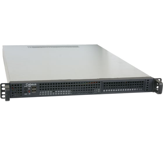 Серверный корпус Cabeus 1U, RM ДxШxВмм: 550x430x44.5, CL-155