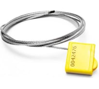 Тросовая пломба ООО Пломба.Ру d2,25 мм., L 1500мм. цвет желтый, 10 шт. т-4-1302, 1006027