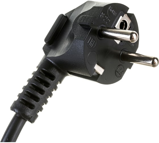 Шнур питания LANMASTER C13-Schuko угловая, 3х0.75, 220В, 10А, черный, 5 м LAN-PP13/SHA-5.0-BK