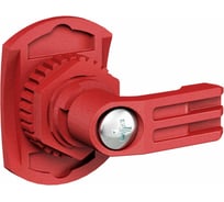 Поворотный замок с личинкой DKC под двойную бородку 3 мм, для навесных корпусов, полиамид, красный 1 шт R5CE206