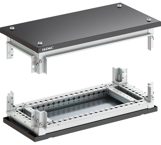 Крыша и основание DKC RAL9005 с направляющими для корпусов CQE N, ШхГ 600x300 мм, комплект R5NKTB63