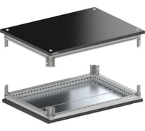 Крыша и основание DKC RAL9005 с направляющими для корпусов CQE N, ШхГ 1200x400 мм, комплект R5NKTB124