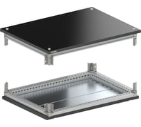 Крыша и основание DKC RAL9005 с направляющими для корпусов CQE N, ШхГ 400x400 мм, комплект R5NKTB44