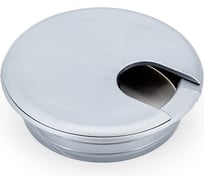 Заглушка для кабель каналов СКОБЯНОЙ хром Хедер 009886