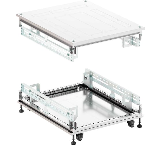 Крыша основание преперфорированные DKC IT CQE 800x1200, RAL7035 RGIT812F