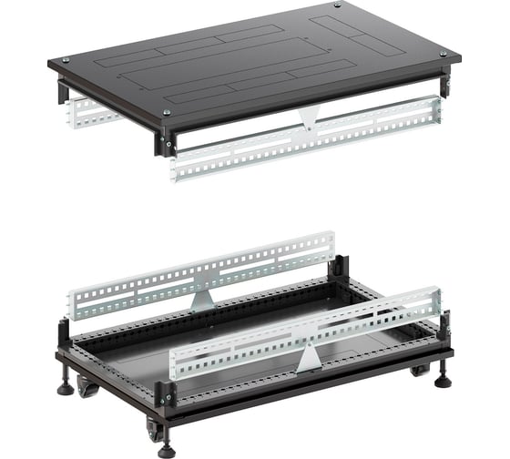 Крыша основание преперфорированные DKC IT CQE 600x600, RAL9005 RBIT606F