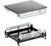 Крыша основание преперфорированные DKC IT CQE 800x600, RAL9005 RBIT806F